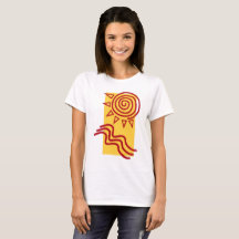 成人女性のTシャツ