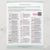 成人女性フライヤーのためのバイブル勉強オプション チラシ (正面)