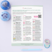 成人女性フライヤーのためのバイブル勉強オプション チラシ (シングル)