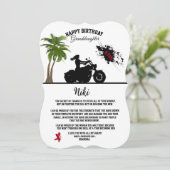 成人孫娘の誕生日招待状 招待状 (スタンド正面)