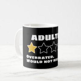 成人式では星を一つ挙げることはできない コーヒーマグカップ