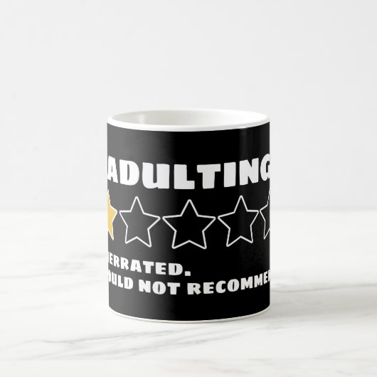 成人式では星を一つ挙げることはできない コーヒーマグカップ (中央)