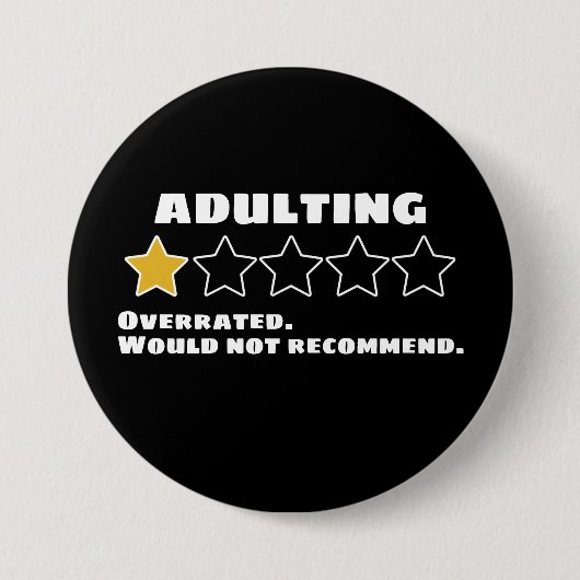 成人式では星を一つ挙げることはできない 缶バッジ (正面)