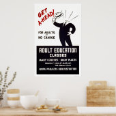 成人教育クラス1938 WPA ポスター (キッチン)