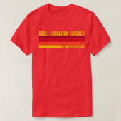 成人教育先生 Tシャツ (デザイン正面)