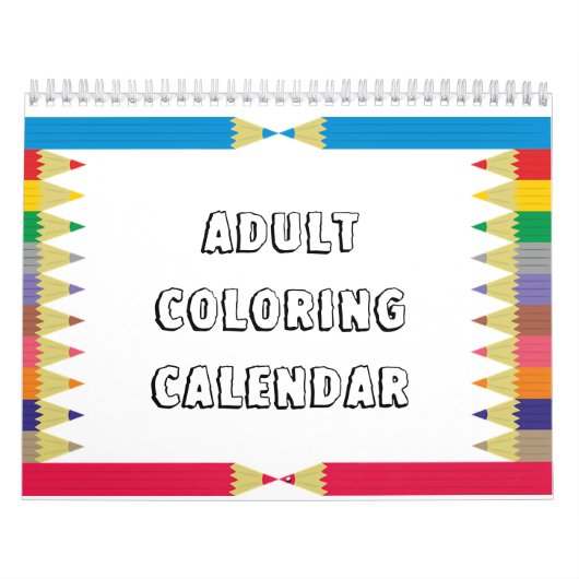 成人用着色カレンダー カレンダー (カバー)