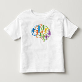 成人自閉症啓発デー - 虹色の無限大シンボル トドラーTシャツ