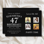 成人誕生日パーティーの写真 招待状<br><div class="desc">Zazzleからのシックでクラシックの黒と白の写真スタイリッシュの招待テンプレートで誕生日パーティーをジャズアップ！あなたは祝も21日も、このテンプレートはクラスとエレガンスのtouchを加え、お客様が楽しめる。すべてのイベント詳細のための高解像度の写真と文字フィールドで、あなたの誕生日パーティーは覚えておくべき1つになる。スタイルでパーティー準備！</div>