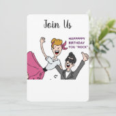 ***成人誕生日パーティー***招待状 招待状 (スタンド正面)