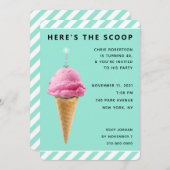 成人誕生日招待状 招待状 (正面/裏面)