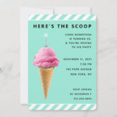 成人誕生日招待状 招待状 (正面)