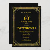 成人誕生日招待状 招待状 (正面/裏面)