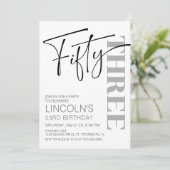 成人誕生日51 52 53 54 55 56 57 58 59 招待状 (スタンド正面)