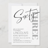 成人誕生日61 62 63 64 65 66 67 68 69 招待状 (正面)