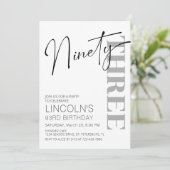 成人誕生日91 92 93 94 95 96 97 98 99 招待状 (スタンド正面)