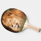 成人雄ライオン 卓球ラケット (横)