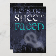 成人飲酒ゴーストハローウィンパーティ招待状