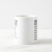 成人・老齢ナース医 コーヒーマグカップ (中央)