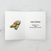 成体おもしろいクリスマス シーズンカード (内部)