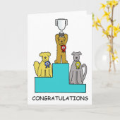 成功おめでとうございます カード (黄色い花)