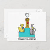 成功おめでとうございます ポストカード (正面/裏面)