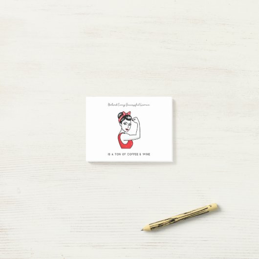 成功しおもしろいた女性の引用文は…… ポストイット (デスク上)