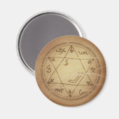 成功したビジネス魔法チャームのための魔法のAmulet マグネット (正面/裏面)