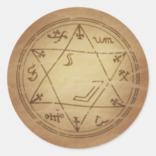 成功したビジネス魔法チャームのための魔法のAmulet ラウンドシール