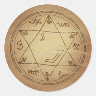 成功したビジネス魔法チャームのための魔法のAmulet ラウンドシール