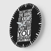 成功した人の背後には、私があなたに言ったと妻がいる ラージ壁時計 (傾斜)