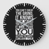 成功した人の背後には、私があなたに言ったと妻がいる ラージ壁時計 (正面)