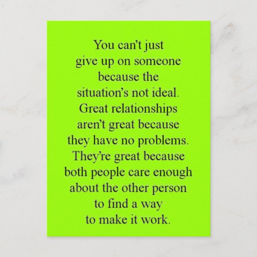 成功した人間関係の秘訣 名言集 ポストカード (正面)