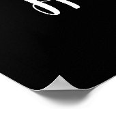 成功した女性の背後には彼女自身がいる ポスター (角)