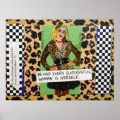 成功した女性はすべてポスターの後ろに自分自身である。 ポスター (正面)