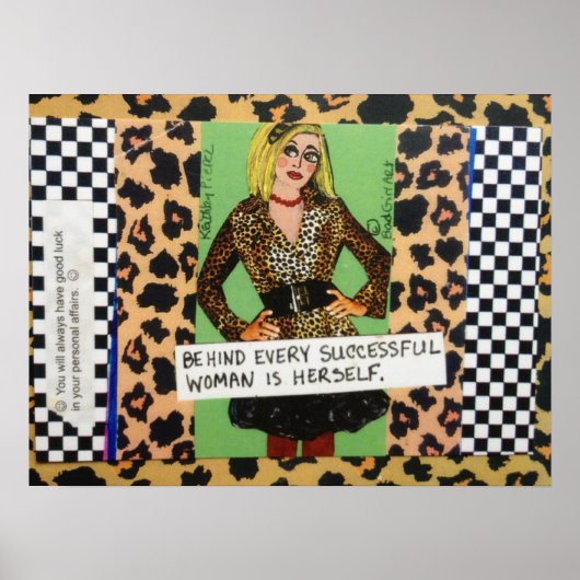 成功した女性はすべてポスターの後ろに自分自身である。 ポスター (正面)