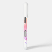 成功した女性ピンクの水の色のスクリプトタイポグラフィ Case-Mate iPhoneケース (裏面 / 右)