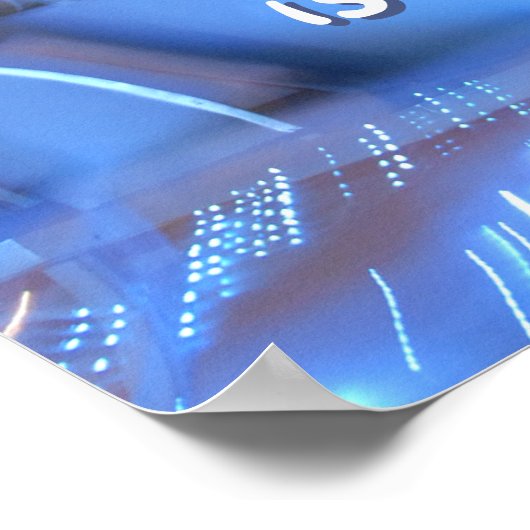 成功した女性引用文スパークリー金ゴールドコーチの写真 ポスター (角)