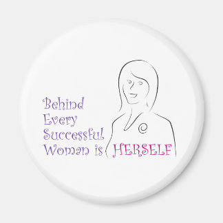 成功した女性 マグネット