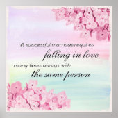 成功した結婚 ポスター (正面)