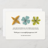 成功した繁栄年賀状 シーズンカード (正面/裏面)