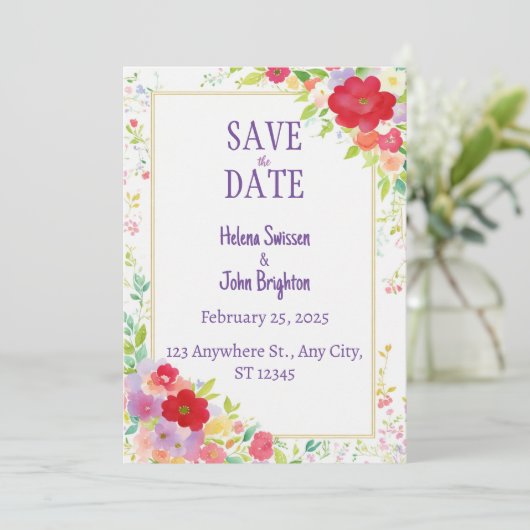 成功した計画と思い出に残る計画の結婚ガイド – 招待状 (スタンド正面)