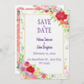 成功した計画と思い出に残る計画の結婚ガイド – 招待状 (正面/裏面)