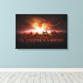 成功した5つの火星のローバー キャンバスプリント (インサイチュ (ウッドフロア))