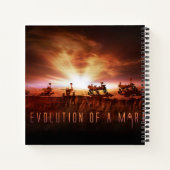 成功した5つの火星のローバー ノートブック (裏面)