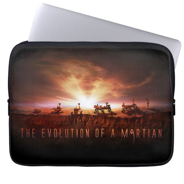 成功した5つの火星のローバー ラップトップスリーブ (正面)