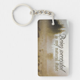 「成功している」モチベーション肯定 キーホルダー