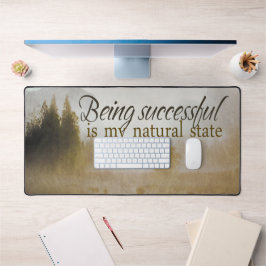 「成功している」モチベーション肯定 デスクマット