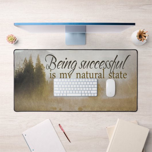「成功している」モチベーション肯定 デスクマット (オフィス1)