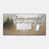 「成功している」モチベーション肯定 デスクマット (キーボード&マウス)