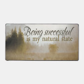 「成功している」モチベーション肯定 デスクマット (正面)